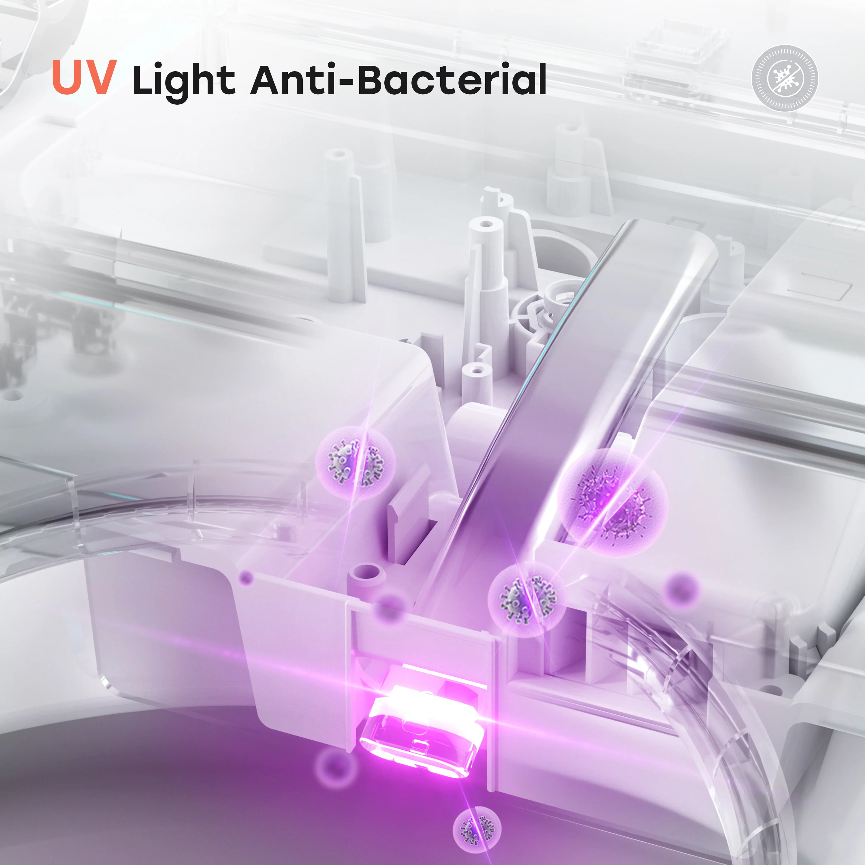 10 Inch Rough In Toilet with Bidet and Dryer for Power Outage Model T37D - Image 6