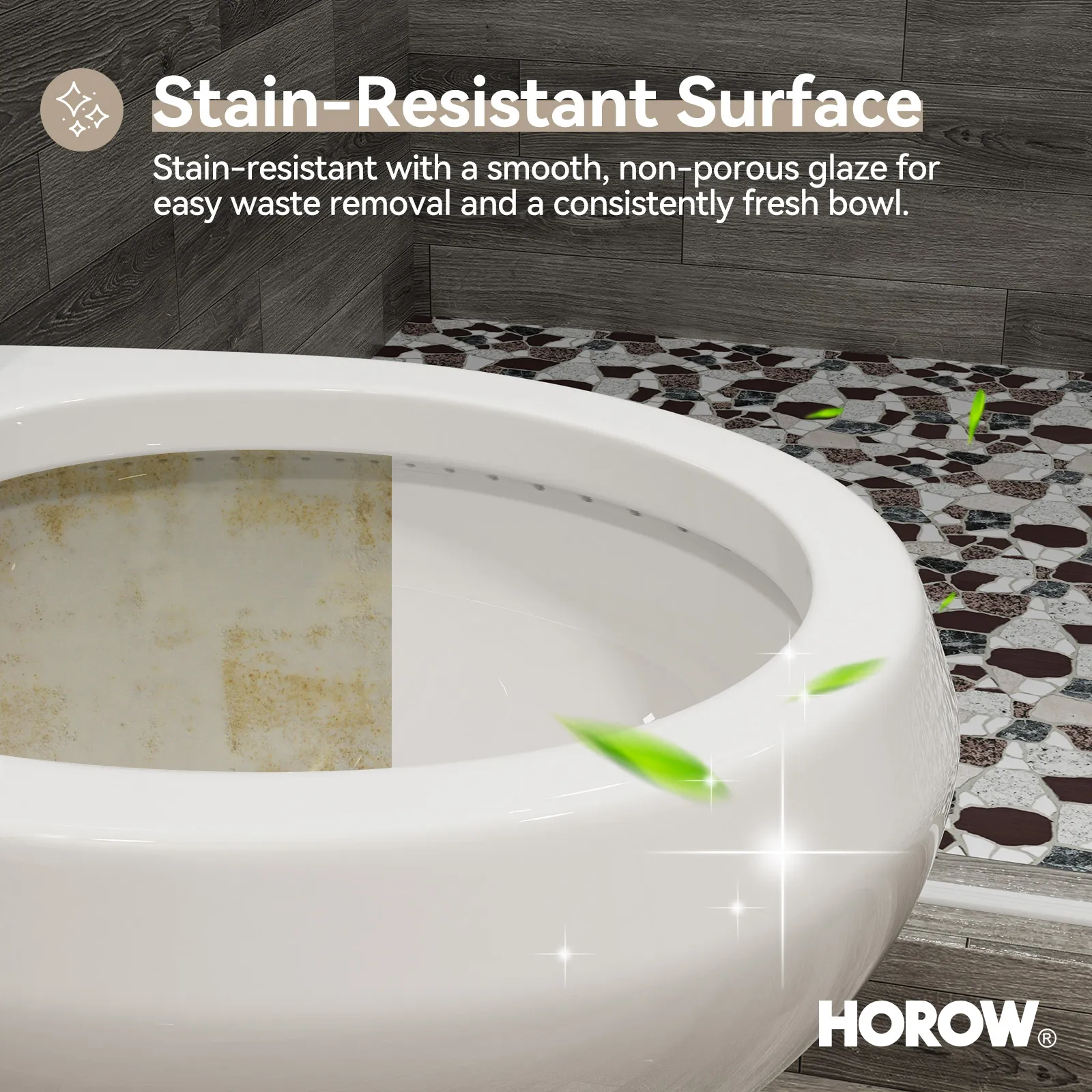 12 Inch Rough In 2 Piece Toilet with ADA Compliant and Single Flush Model HWTT - R03S - Image 7