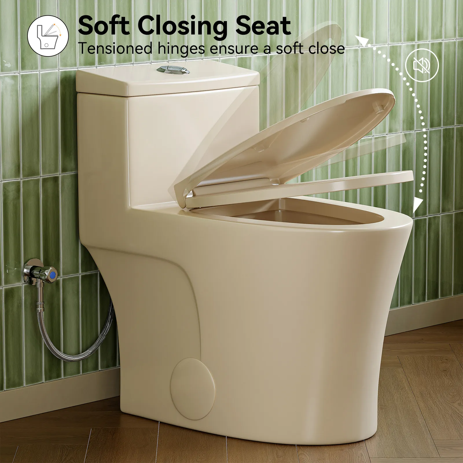 12 Inch Rough In Toilet With Biscuit Color Model T0338WBC - Image 7