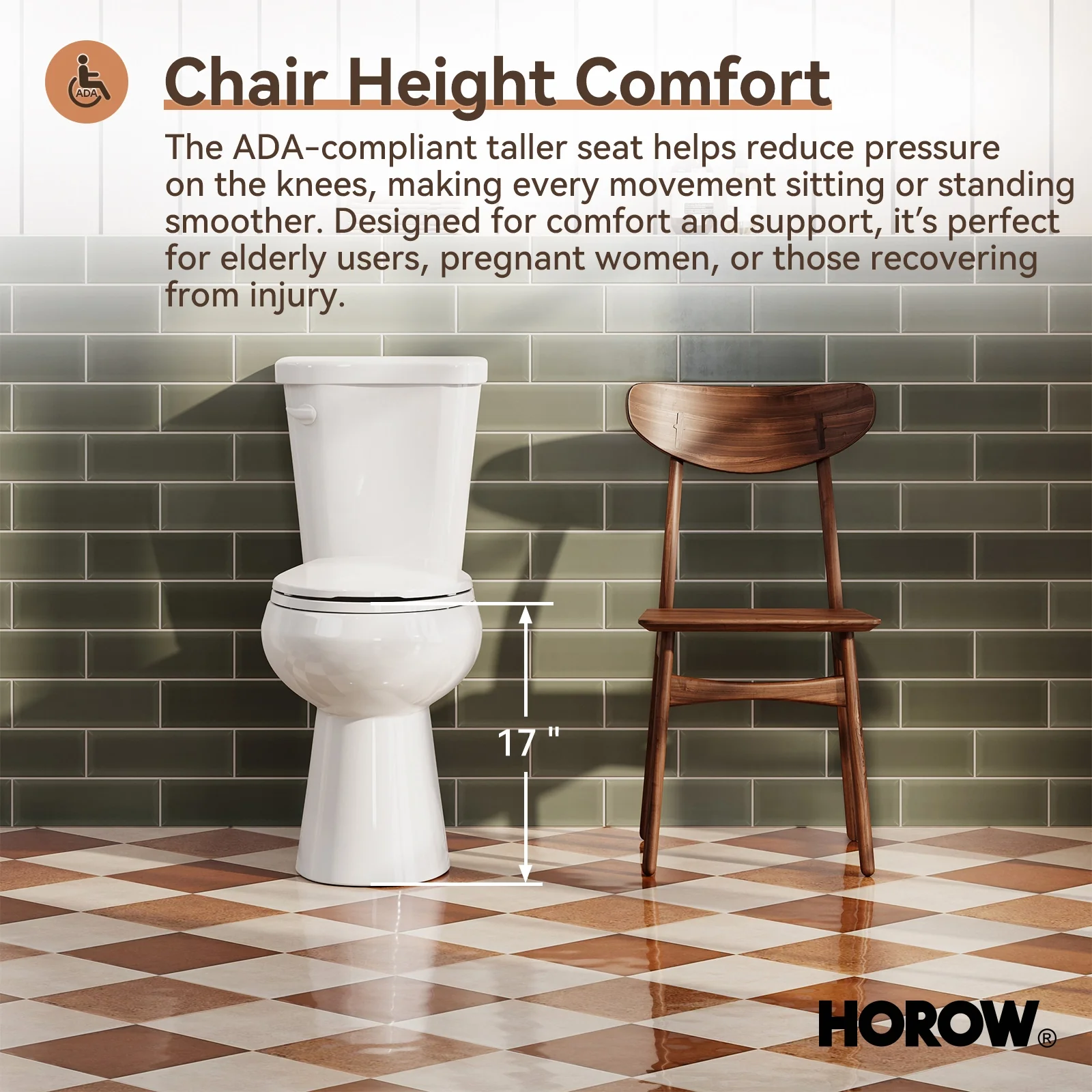 2 Piece Toilet with Single Flush and Round Bowl – Model HWTT-R01S10 - Image 10