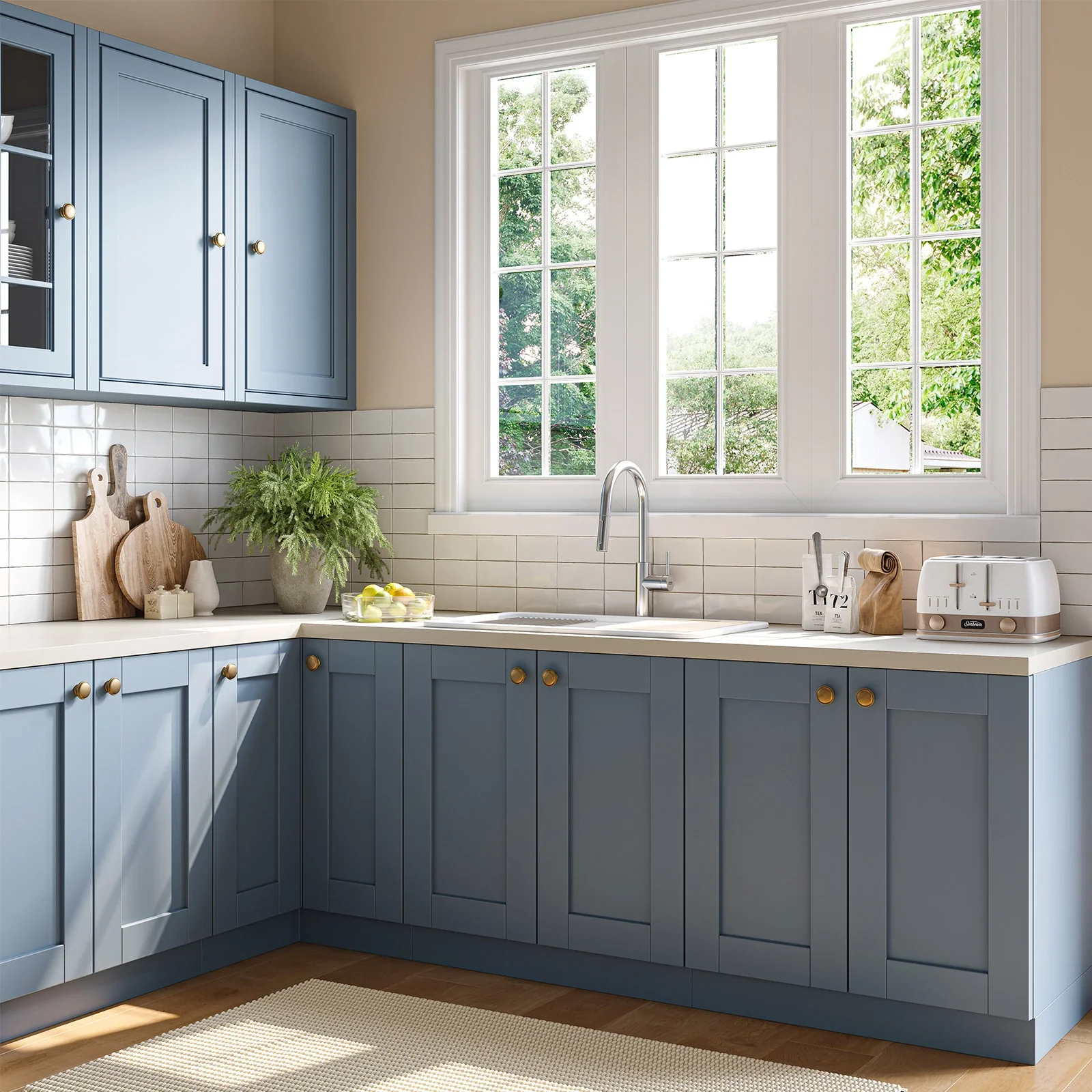 33 Inch Ceramic Overmount Kitchen Sink – Durable & Stylish Design - Image 3