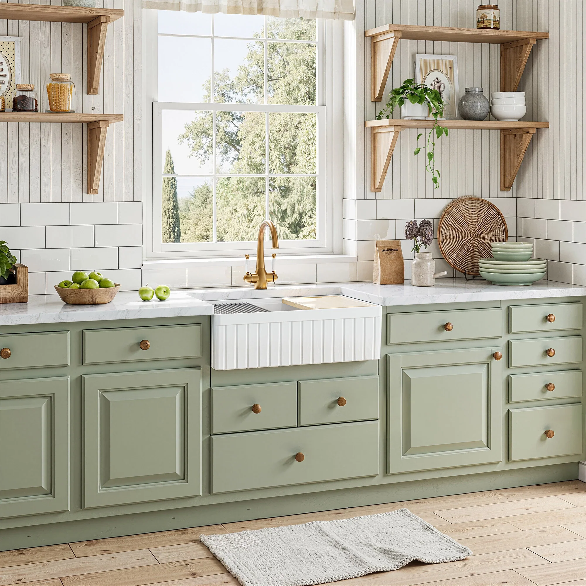 33 Inch Undermount Workstation Kitchen Sink with Grid - Image 12