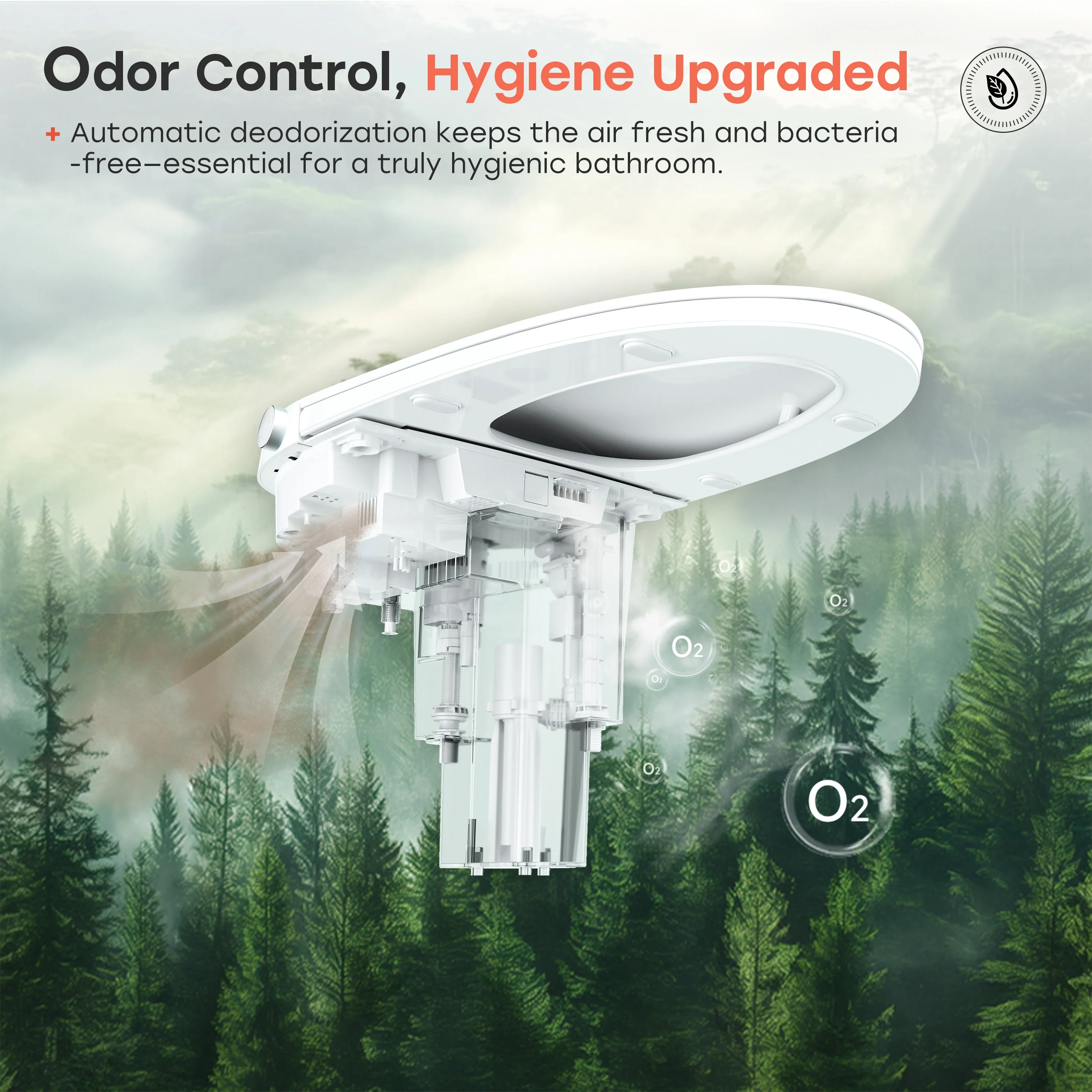 Best Smart Toilet with Built in Bidet and ADA Compliant Model T33 - Image 12