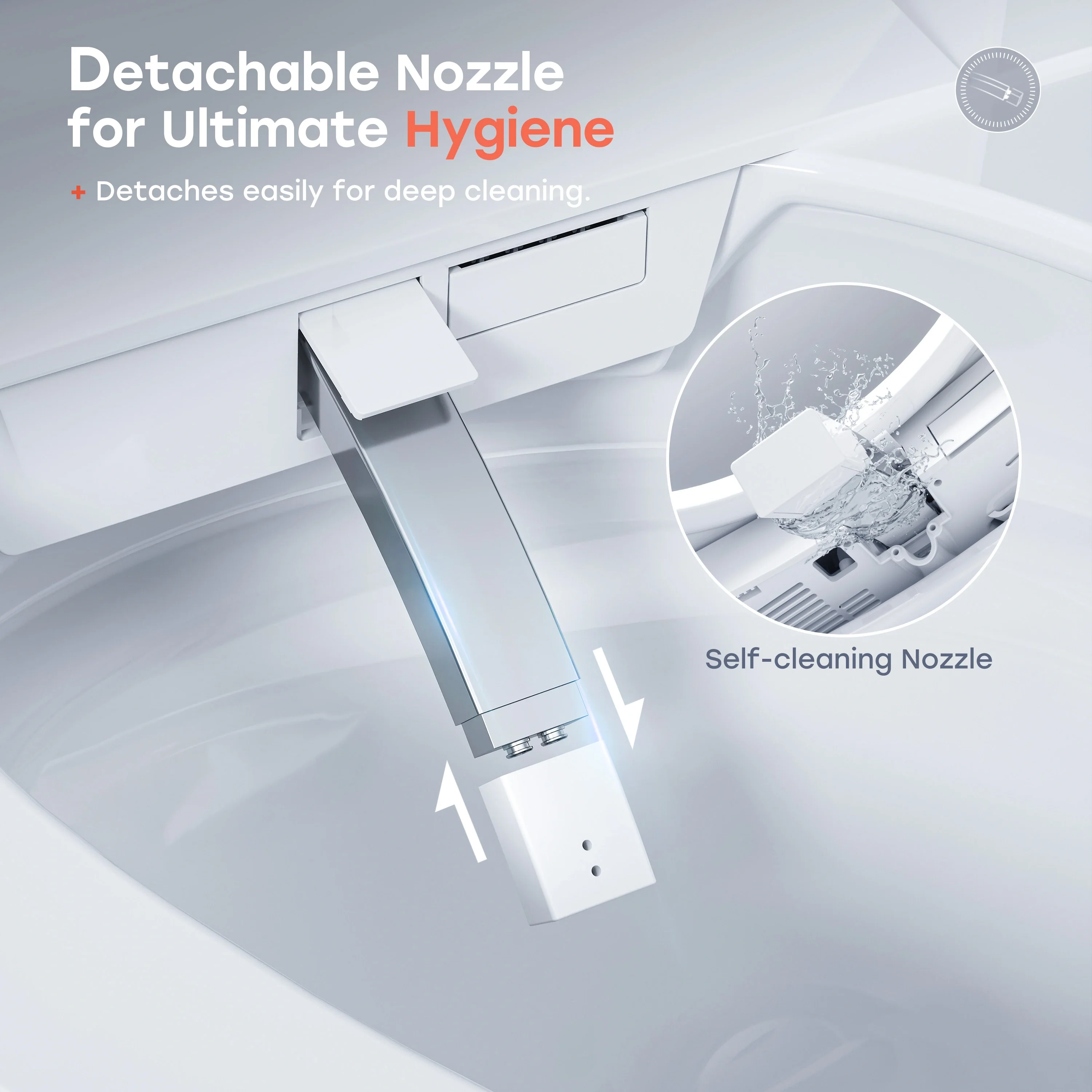 Best Smart Toilet with Built in Bidet and ADA Compliant Model T33 - Image 4