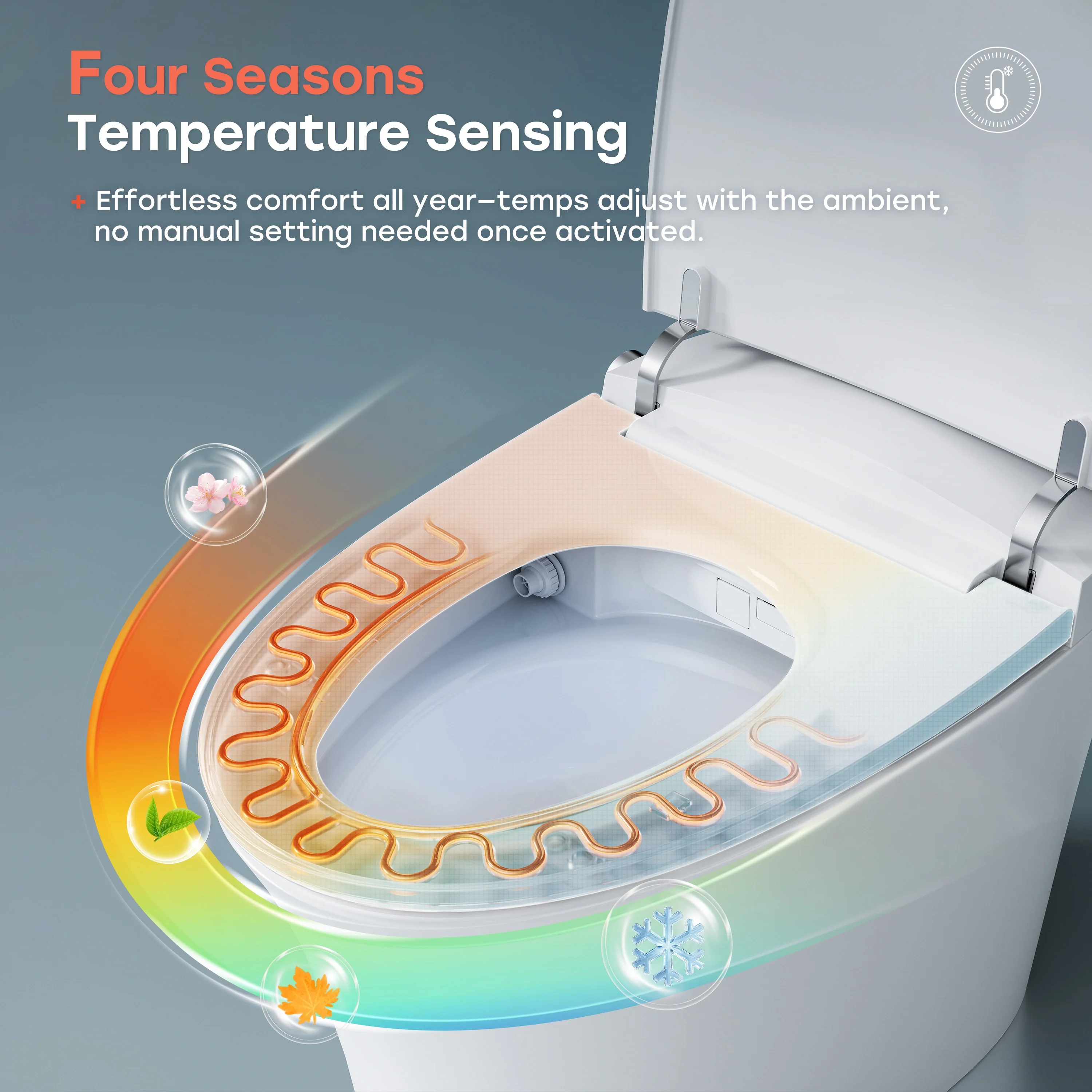 Best Smart Toilet with Built in Bidet and ADA Compliant Model T33 - Image 7