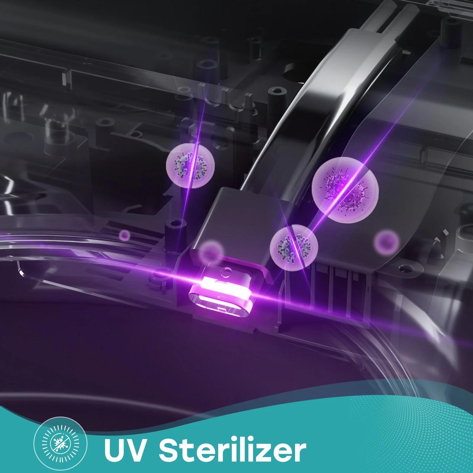 Black Smart Toilet with Bidet Seat For 12 Inch Rough In Model T36 - Image 8