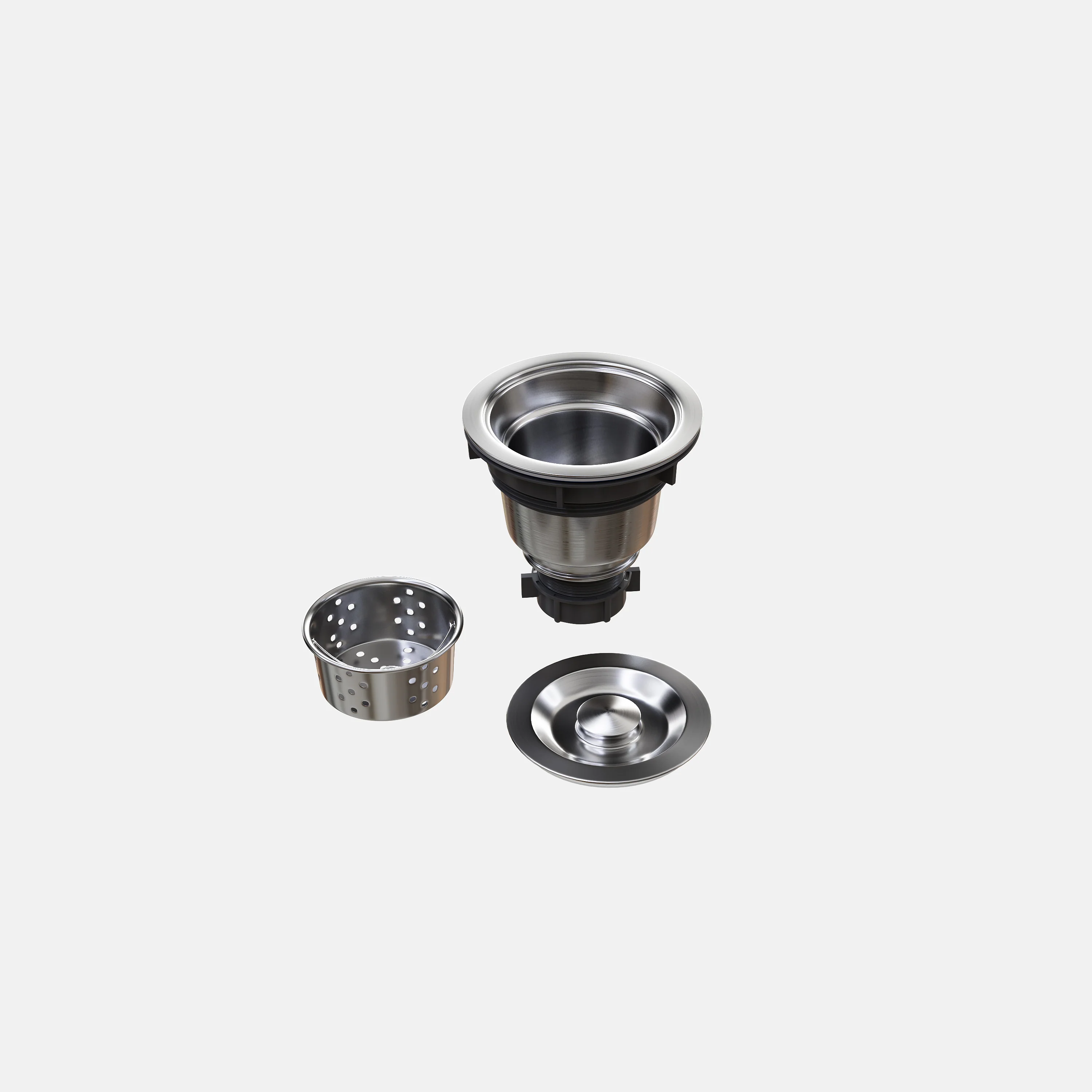 HOROW 36 Inch Sink Black Kitchen Farm Sink With Basket Strainer Model HR-S3618B - Image 6