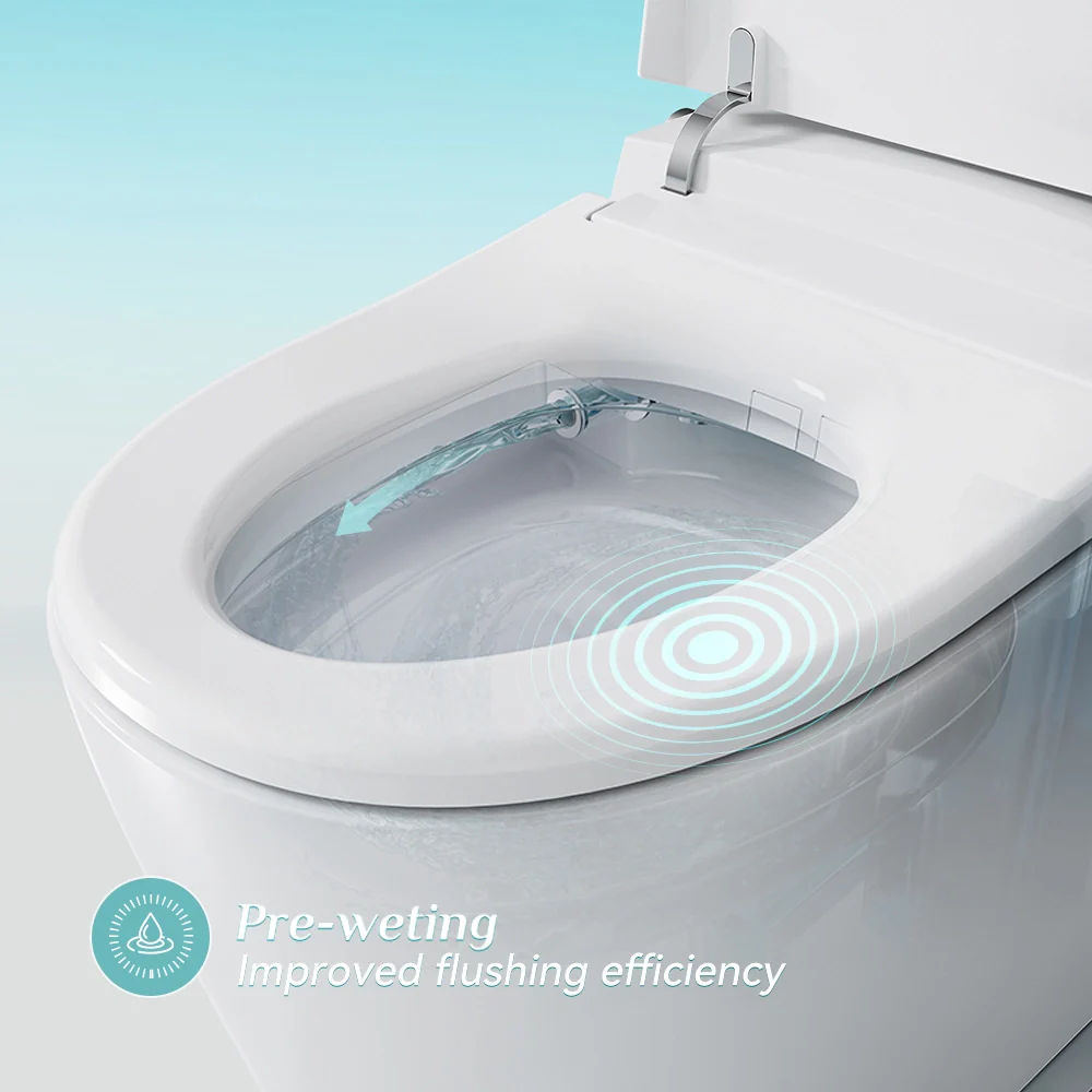HOROW Best Bidet Toilet Combo Heated Toilet Seat Elongated Model T05 - Image 10