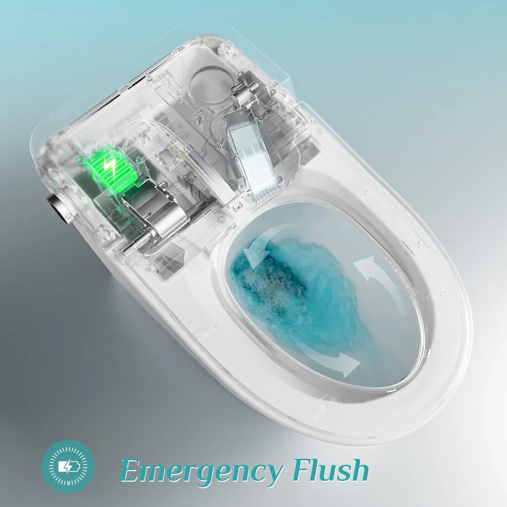 HOROW Best Bidet Toilet Combo Heated Toilet Seat Elongated Model T05 - Image 8