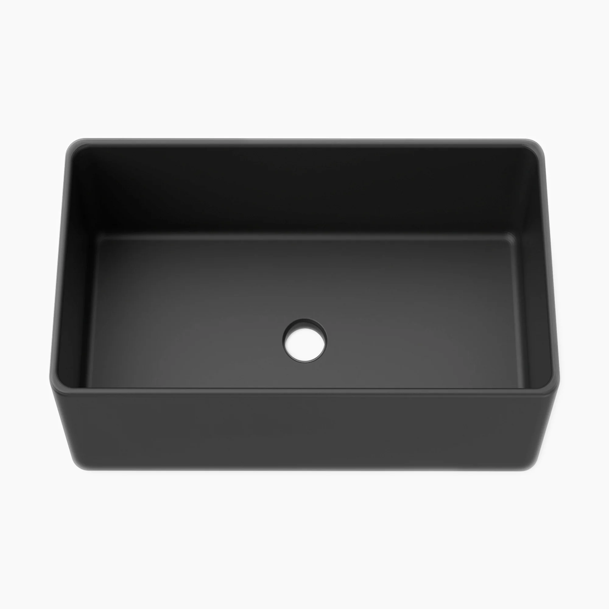 HOROW Best Black Farmhouse Sink Apron Single Bowl Model HR-S3018B - Image 4