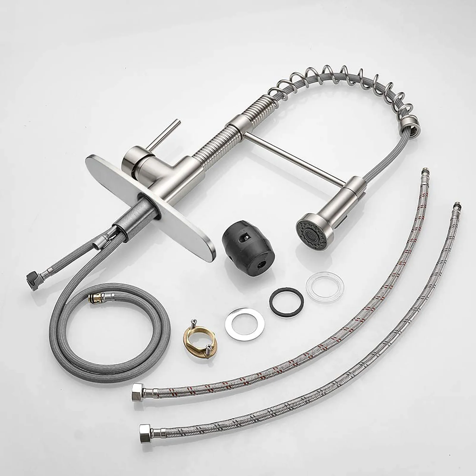 HOROW Best Kitchen Faucet With Pull Down Sprayer Model HR-KF0229B - Image 4