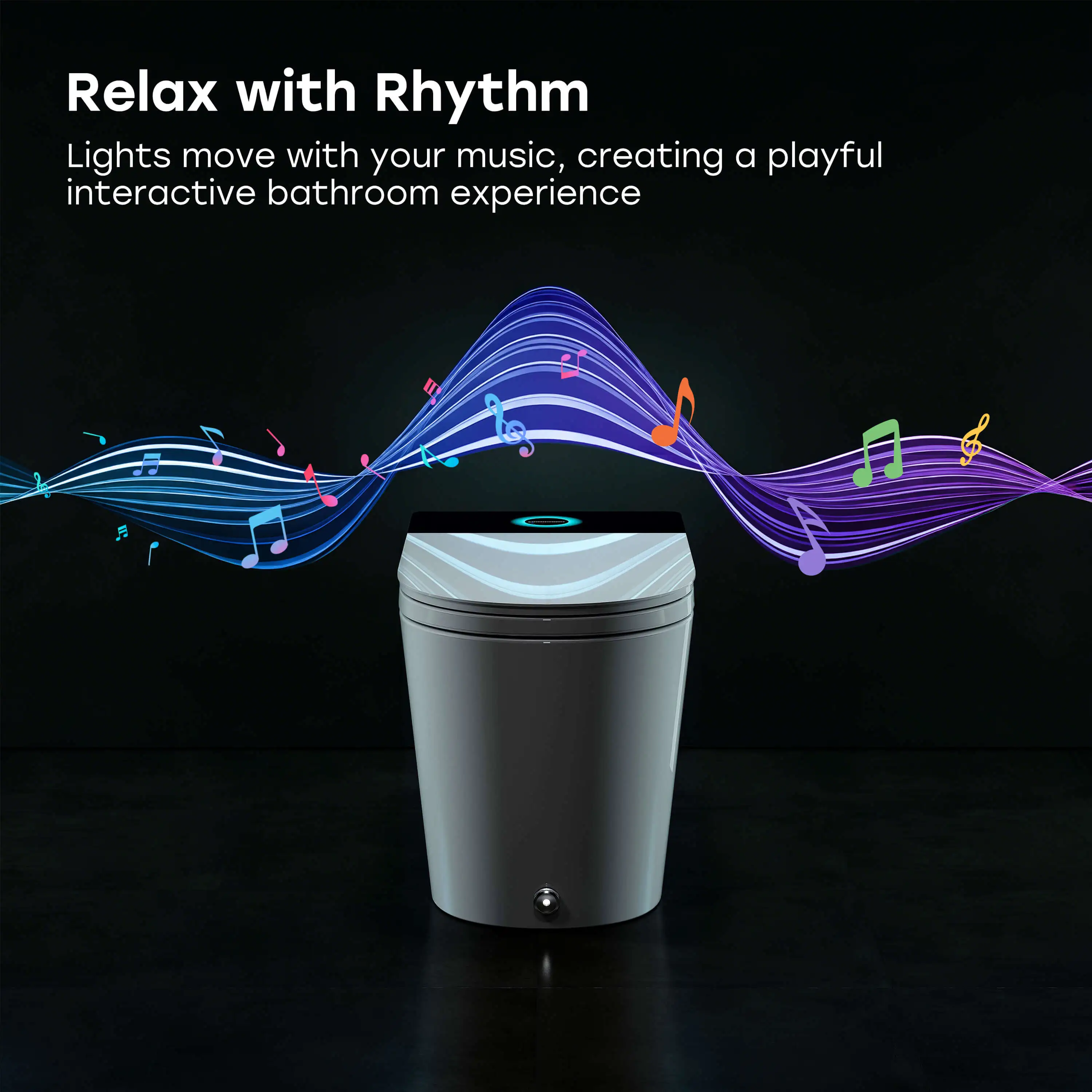 HOROW X70 Smart Toilet with Built-In Tank and Pump – Powerful Flush, Modern Comfort - Image 17