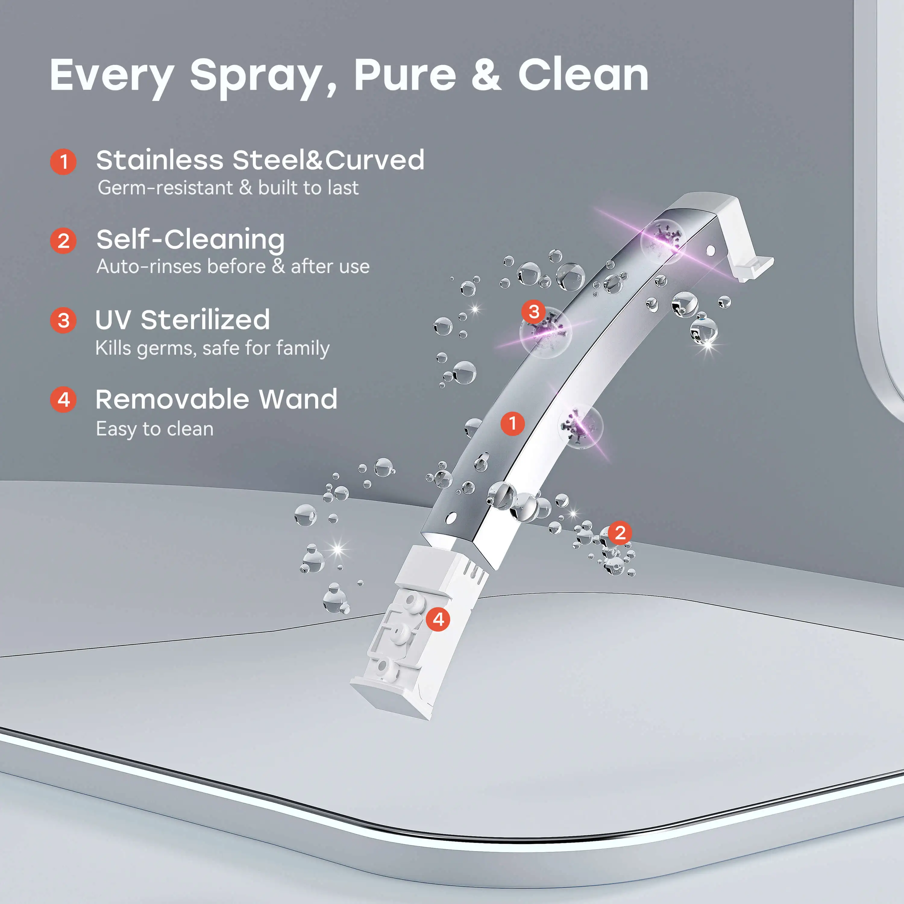 HOROW X70 Smart Toilet with Built-In Tank and Pump – Powerful Flush, Modern Comfort - Image 7